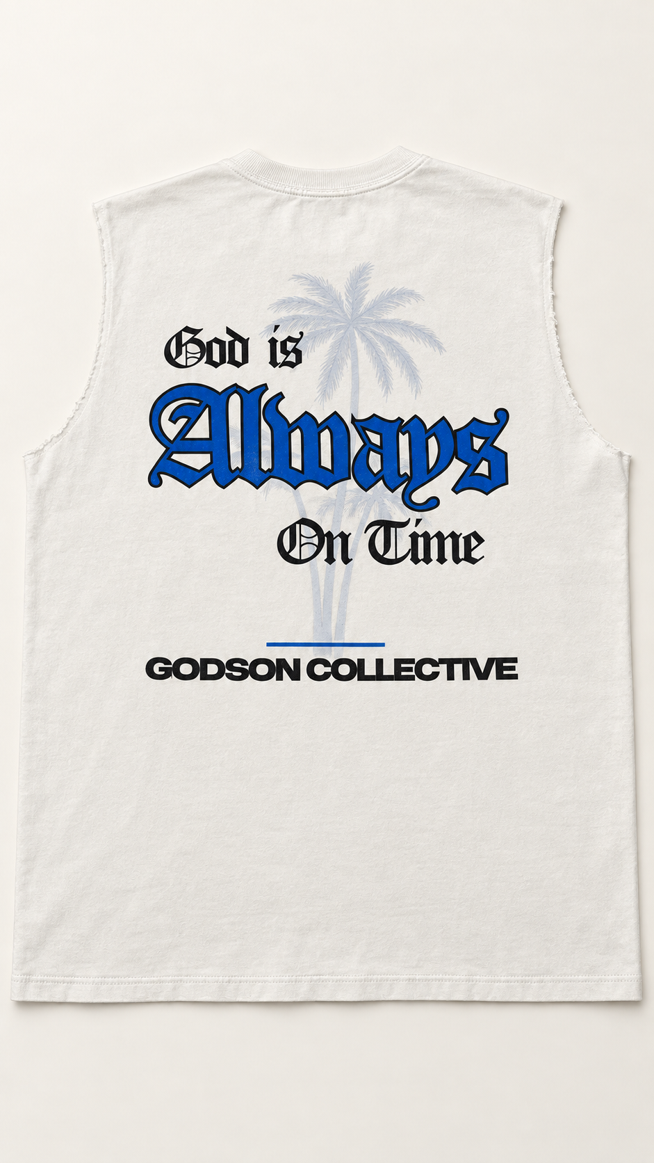 Always on Time tee ( NO SLEEVES)